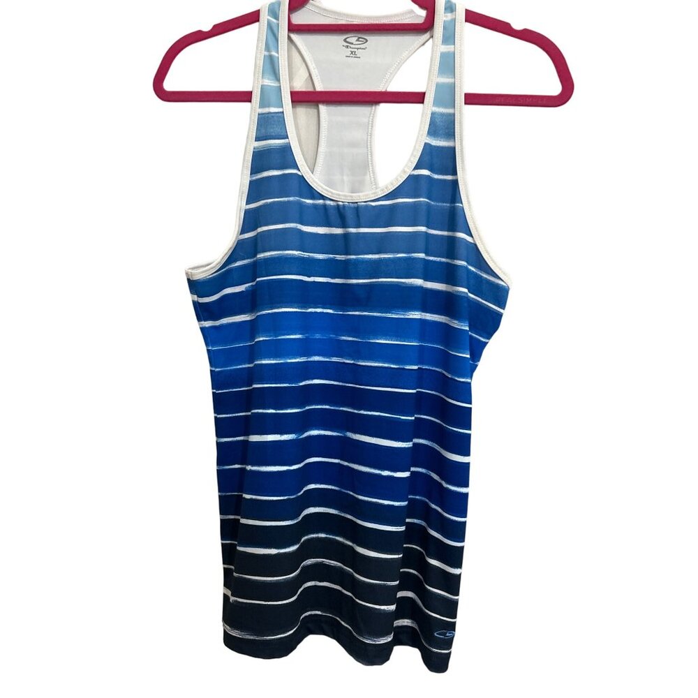 Champion Womens Striped Racerback Tank Top Bundle - Size XL Blue & Purple - Picture 5 of 15